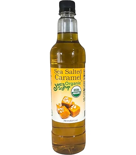 Amazon.com: Joe's Syrup Organic Flavored Syrup, Organic Sea Salted
